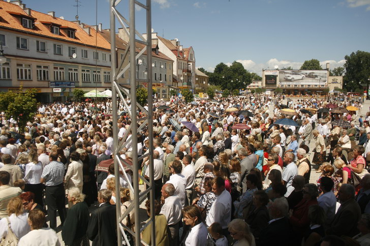 Piszanie modlili się na Placu Daszyńskiego