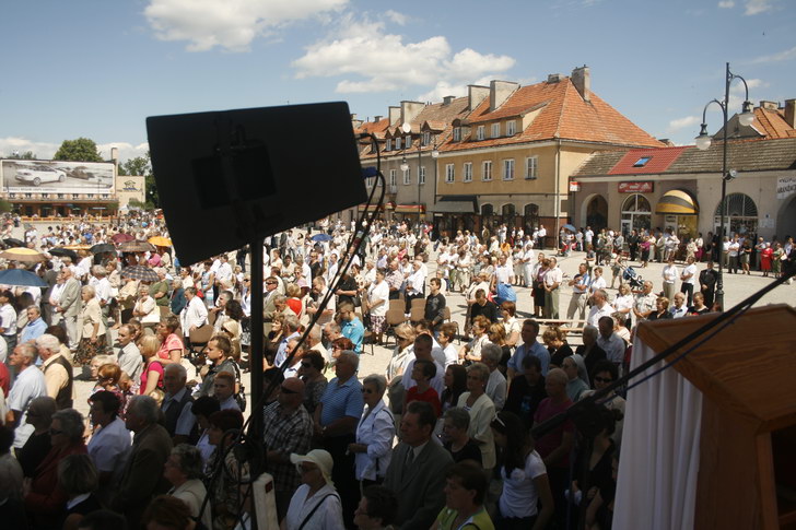 Piszanie modlili się na Placu Daszyńskiego