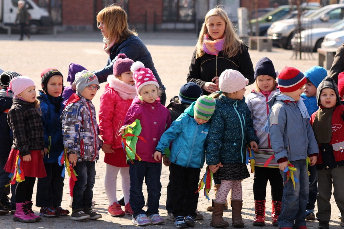 Piskie przedszkolaki powitały wiosnę