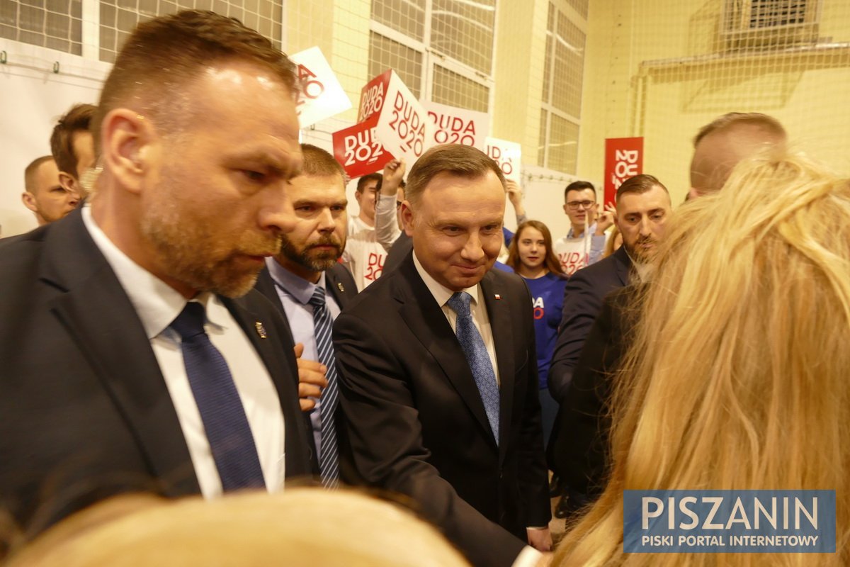 Prezydent Polski Andrzej Duda odwiedził Pisz - posłuchaj audio