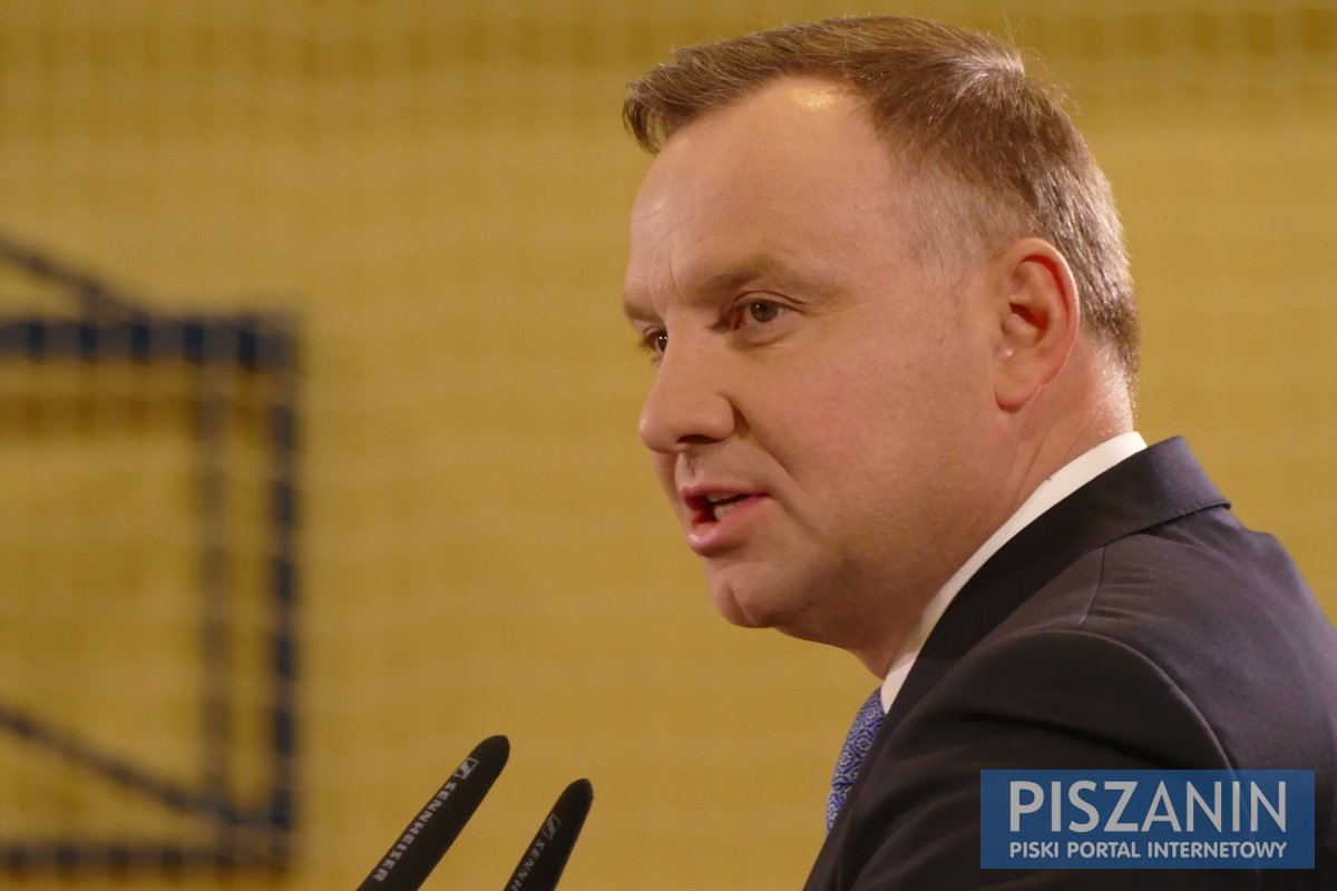 Prezydent Polski Andrzej Duda odwiedził Pisz - posłuchaj audio