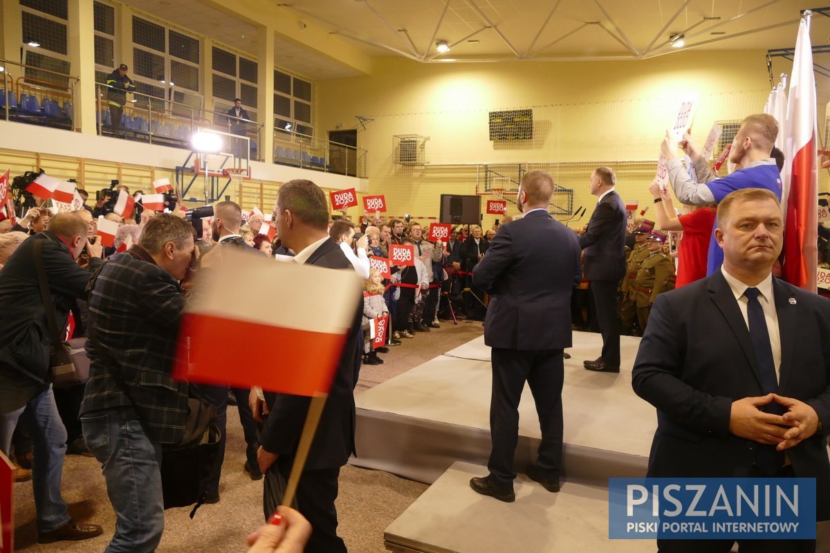 Prezydent Polski Andrzej Duda odwiedził Pisz - posłuchaj audio