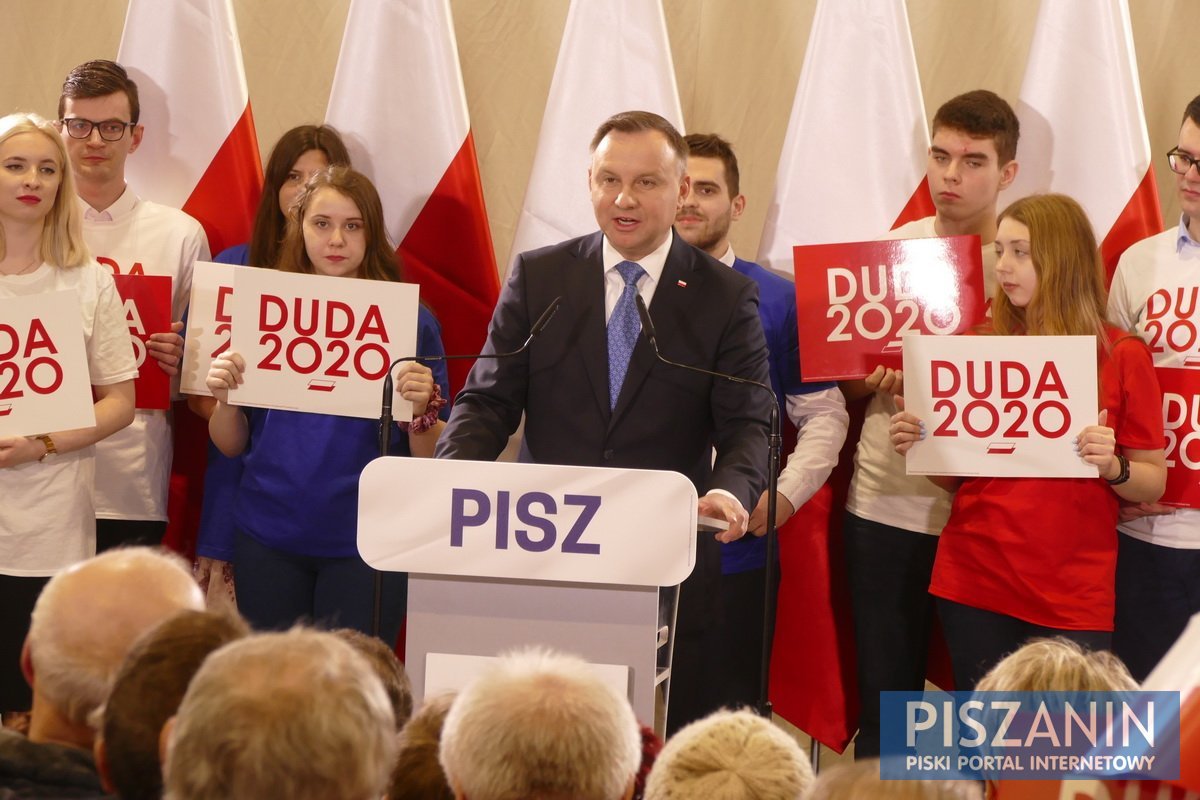 Prezydent Polski Andrzej Duda odwiedził Pisz - posłuchaj audio