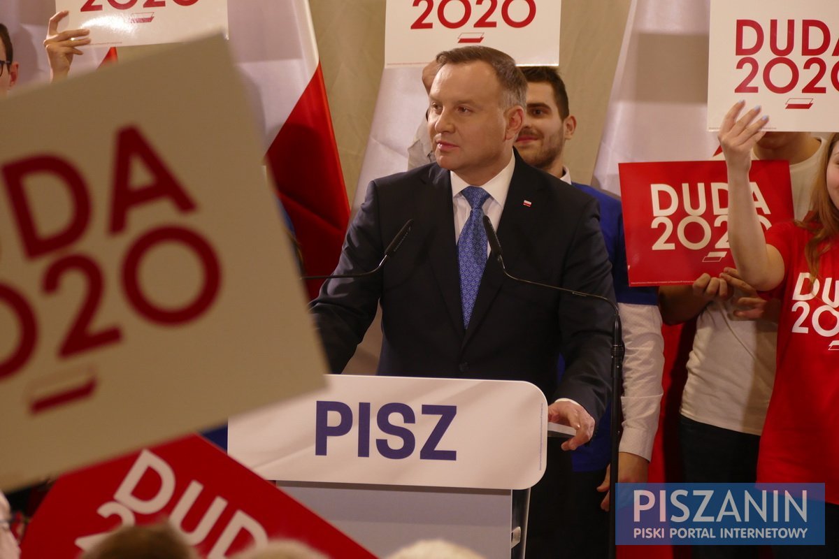 Prezydent Polski Andrzej Duda odwiedził Pisz - posłuchaj audio