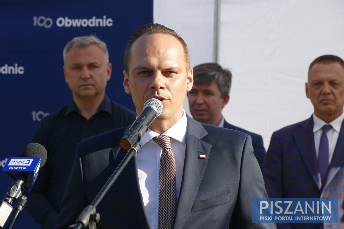 Wiceminister Infrastruktury zatwierdził plan inwestycyjny Obwodnicy Pisza