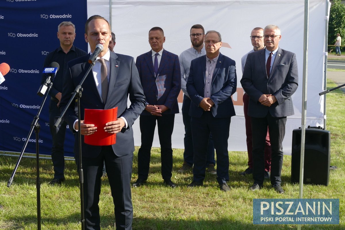 Wiceminister Infrastruktury zatwierdził plan inwestycyjny Obwodnicy Pisza