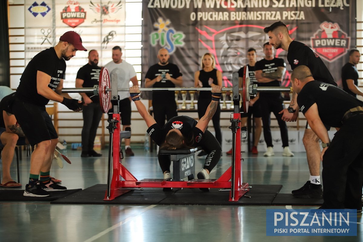 I Otwarte Zawody w Wyciskaniu Sztangi Leżąc o Puchar Burmistrza Pisza