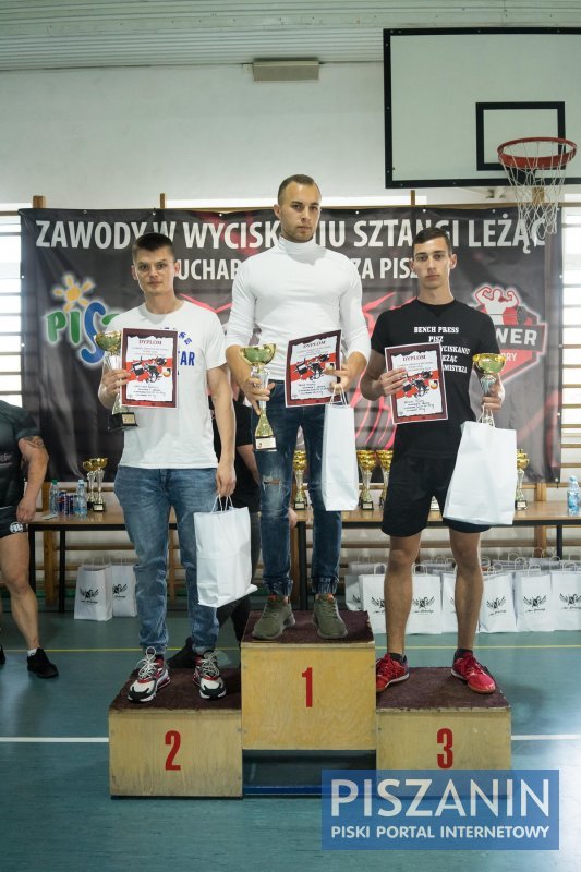 I Otwarte Zawody w Wyciskaniu Sztangi Leżąc o Puchar Burmistrza Pisza