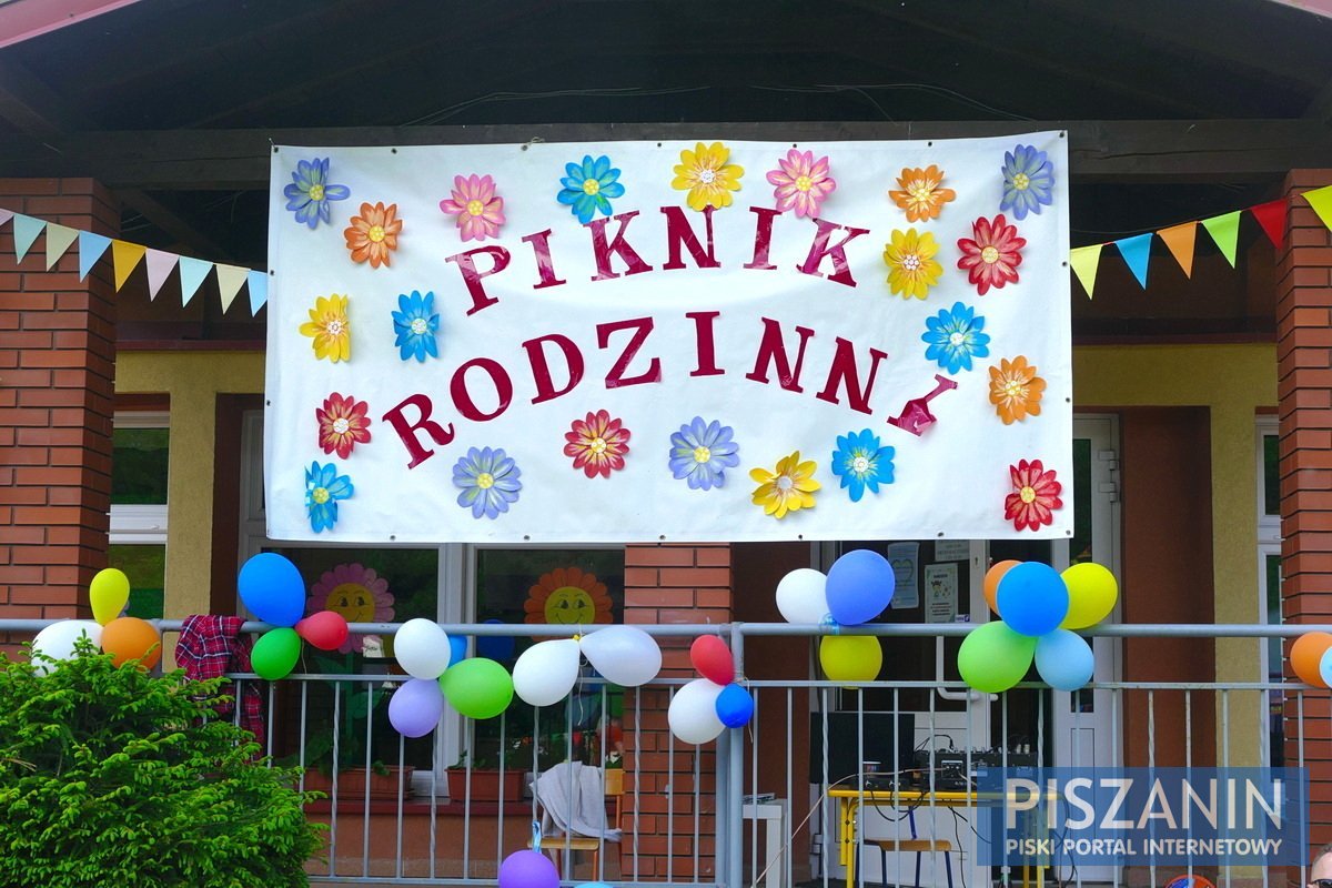 Przedszkolny piknik rodzinny. Było słonecznie, kolorowo i radośnie