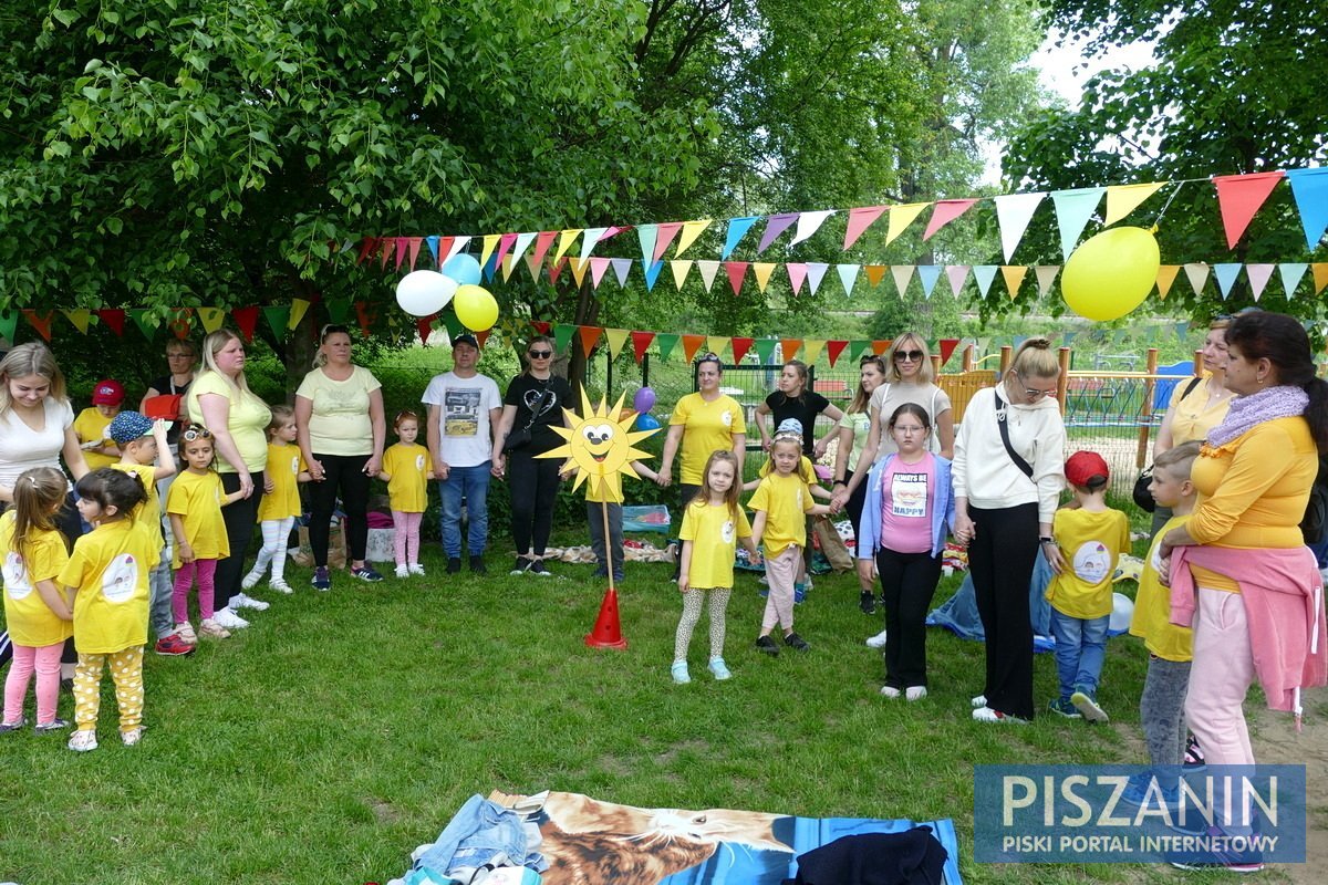 Przedszkolny piknik rodzinny. Było słonecznie, kolorowo i radośnie