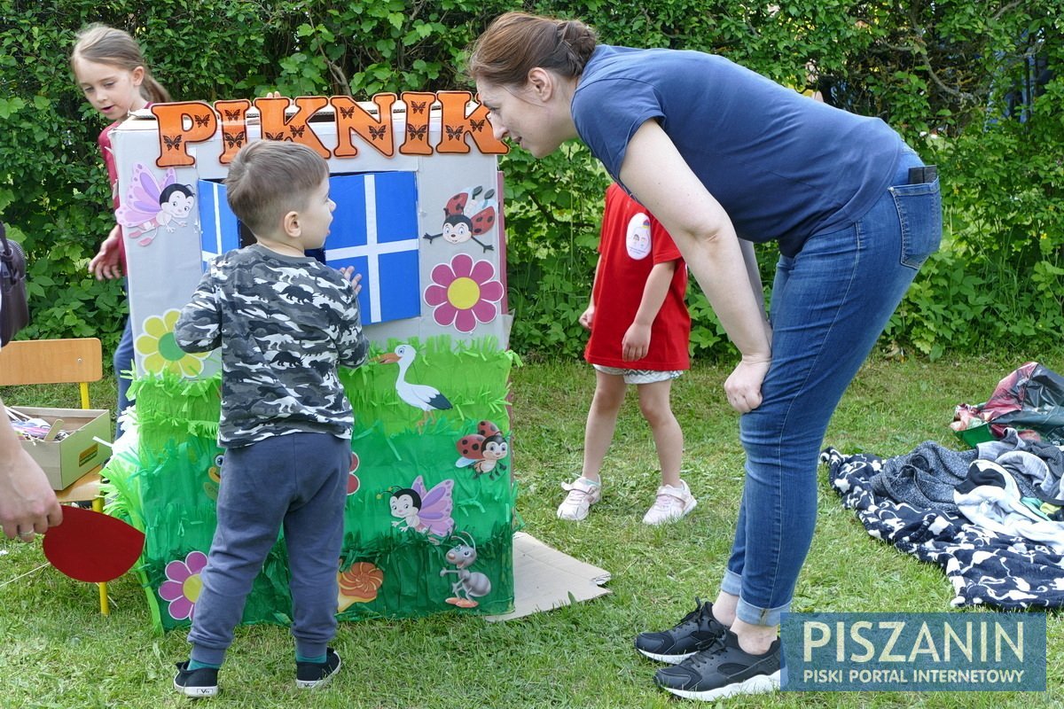 Przedszkolny piknik rodzinny. Było słonecznie, kolorowo i radośnie