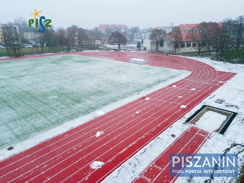 Modernizowany stadion z lotu ptaka