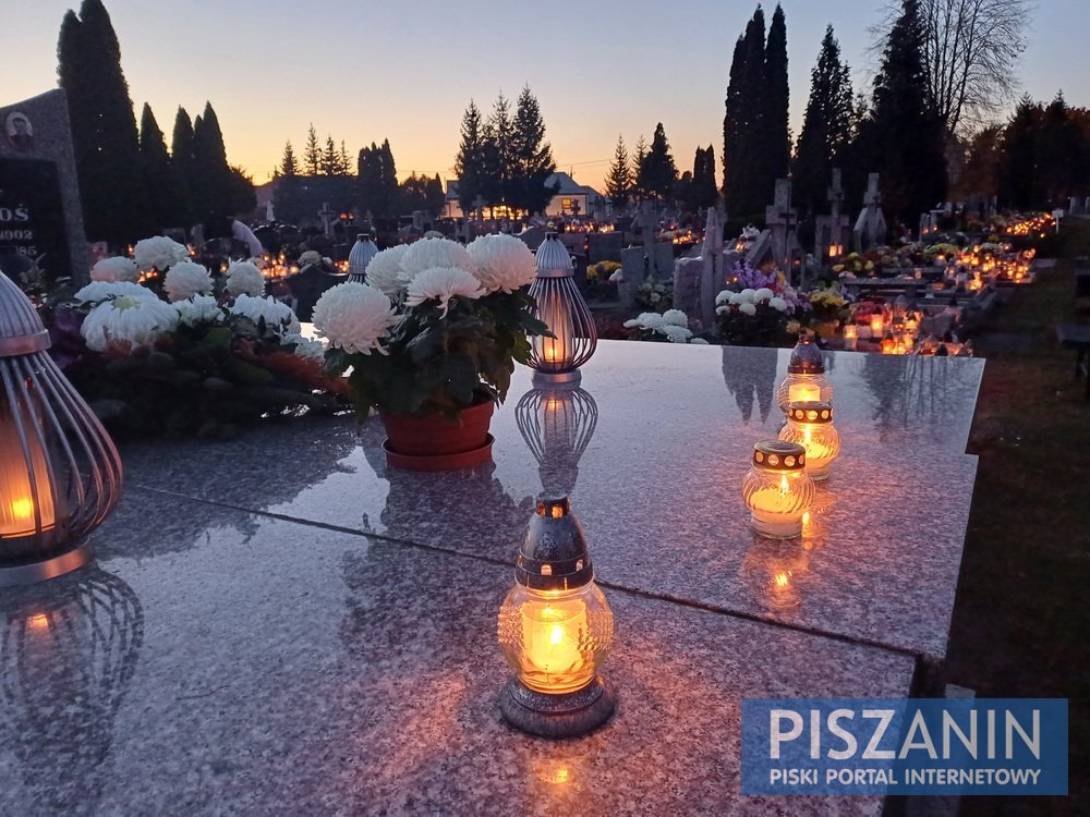 Dzień Wszystkich Świętych na piskiej nekropolii