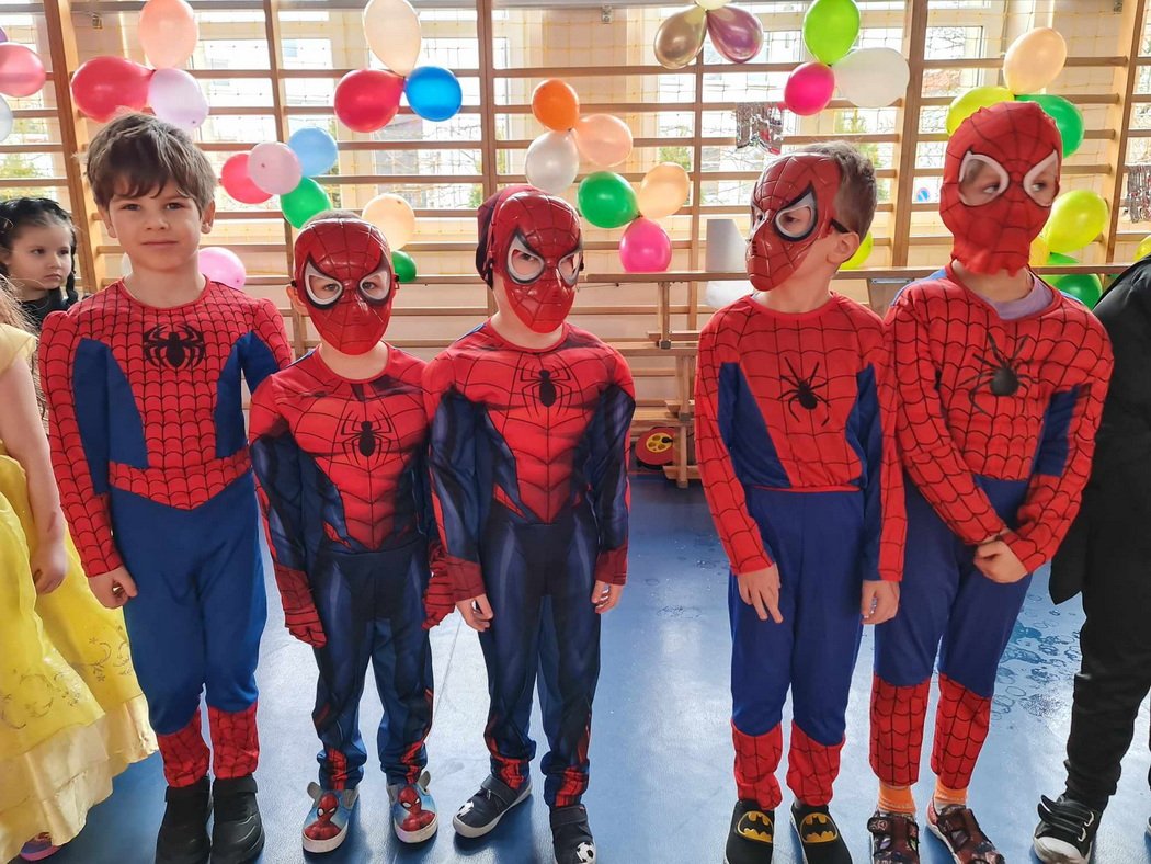 Tam, gdzie Spiderman spotka drugiego. Bal Karnawałowy w piskim przedszkolu