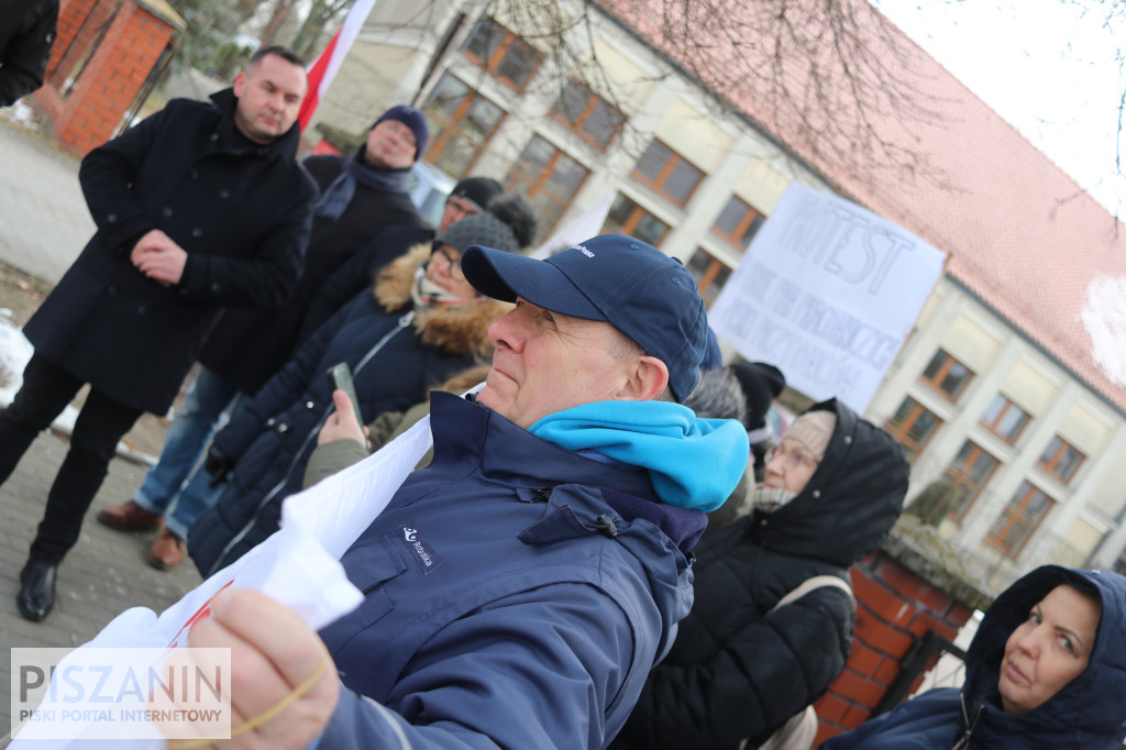 Protest piskich pracowników Poczty Polskiej