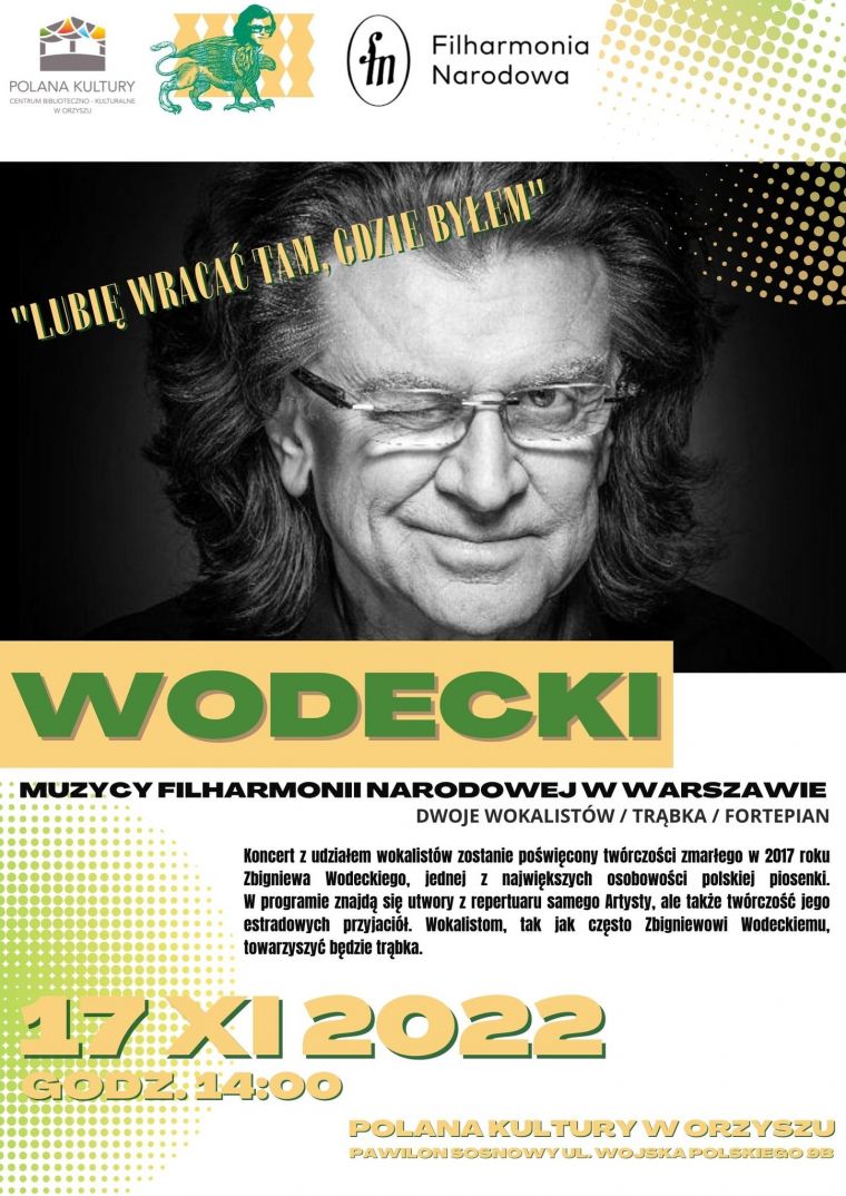 Orzysz: Koncert Piosenek Z.Wodeckiego - Wydarzenia - Piszanin.pl