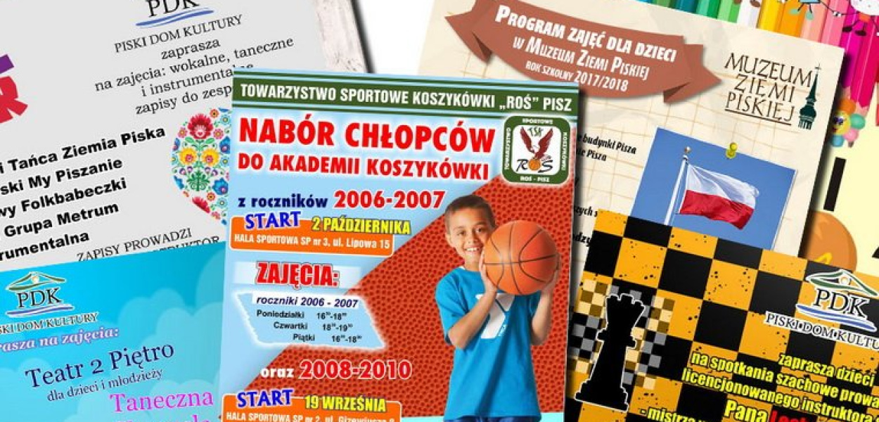 Co robić po lekcjach? Co proponują piskie instytucje?