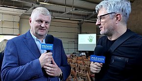 Piszanin rozmawia z prezesem MBŻ