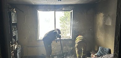 Mając prawie 3 promile podpaliła dywan w mieszkaniu partnera