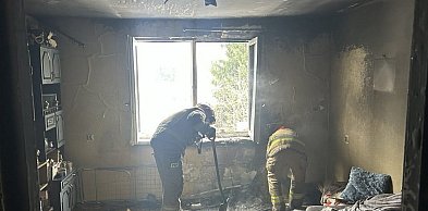 Mając prawie 3 promile podpaliła dywan w mieszkaniu partnera