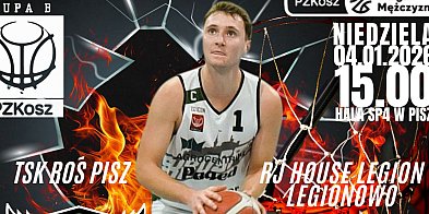 Koszykarskie emocje w Piszu! TSK Roś podejmuje RJ House Legion Legionowo-242335