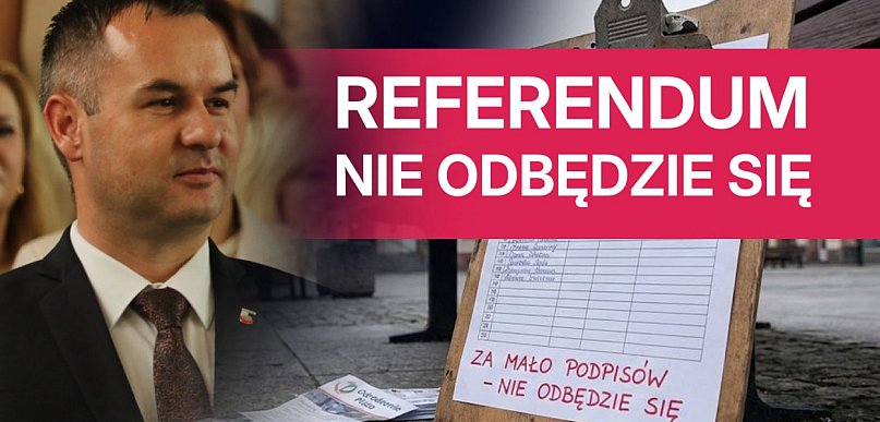Referendum w Piszu nie dojdzie do skutku. Za mało podpisów