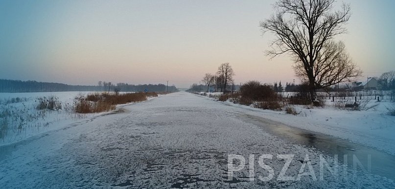 Kanał Jegliński zamarznięty. Piękny, ale ekstremalnie niebezpieczny!