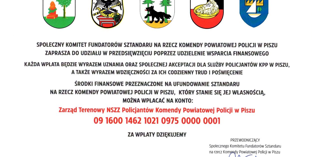 Społeczny Komitet Fundatorów Sztandaru na Rzecz KPP w Piszu