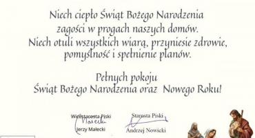Życzenia z okazji Świąt Bożego Narodzenia