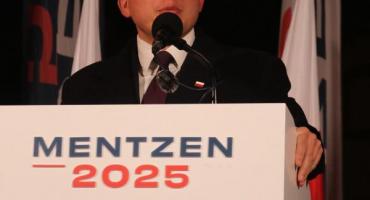 Sławomir Mentzen w Piszu na Pl. Daszyńskiego - Dwusetne spotkanie kampanii