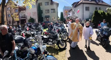 Rozpoczęcie sezonu motocyklowego w Piszu 03.05.2026. Uroczysta Msza Święta i poświęcenie maszyn