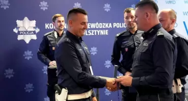 Sukces policjanta z Pisza! Jakub Wygnał na podium wojewódzkiego konkursu
